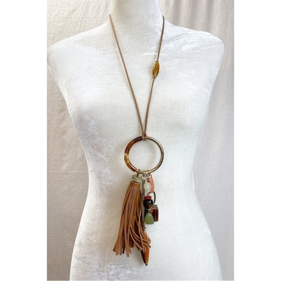 Chico's Kalani Charmy Necklace - Picture 1 of 6